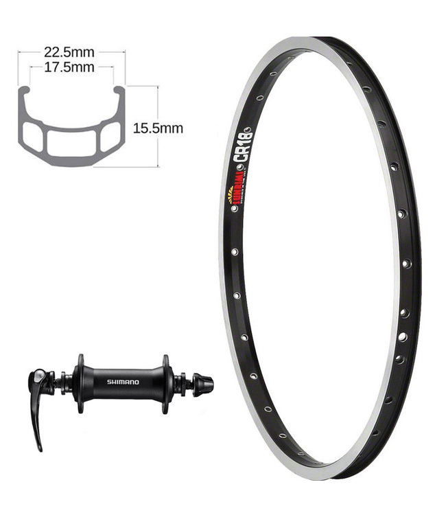 SUN 26" CR-18 BLACK26" WHEELS