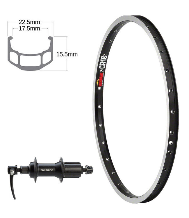 SUN 26" CR-18 BLACK26" WHEELS