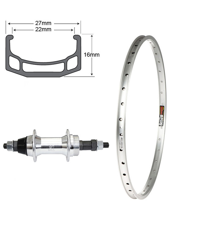 SUN RIMS SUN 26" RHYNO LITE SILVER26" WHEELS