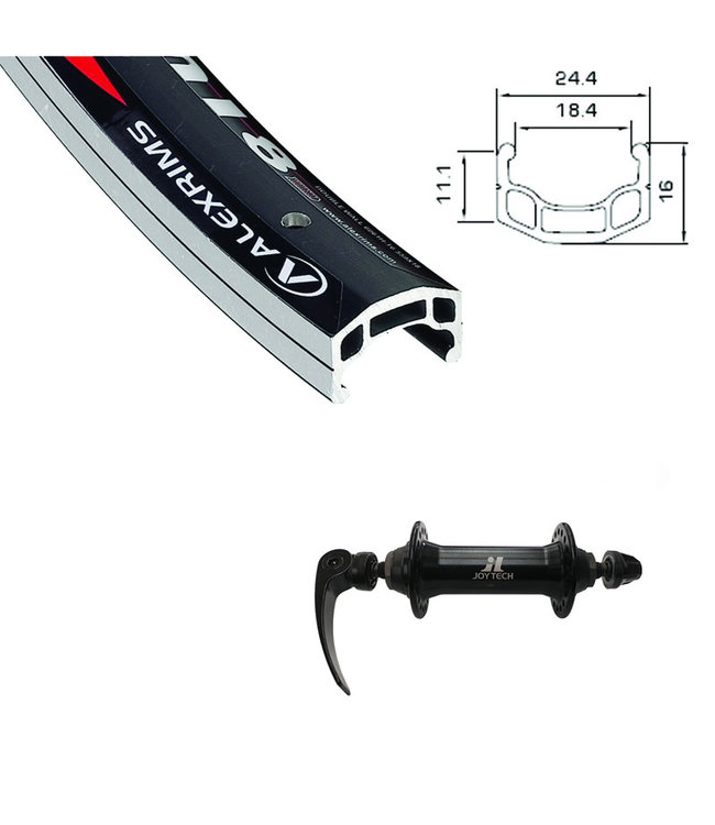 ALEXRIMS ALEXRIMS 26" DM-18 BLACK26" WHEELS