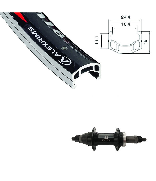 ALEXRIMS ALEXRIMS 26" DM-18 BLACK26" WHEELS