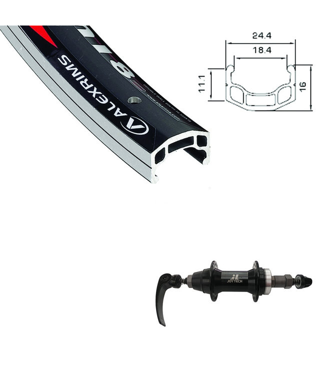 ALEXRIMS ALEXRIMS 26" DM-18 BLACK26" WHEELS