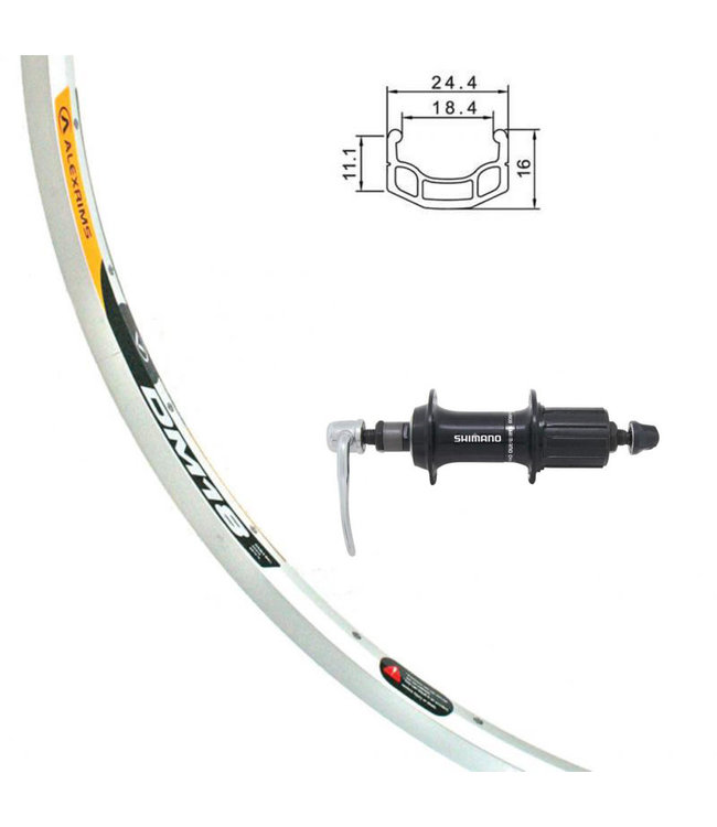 ALEXRIMS ALEXRIMS 26" DM-18 SILVER26" WHEELS