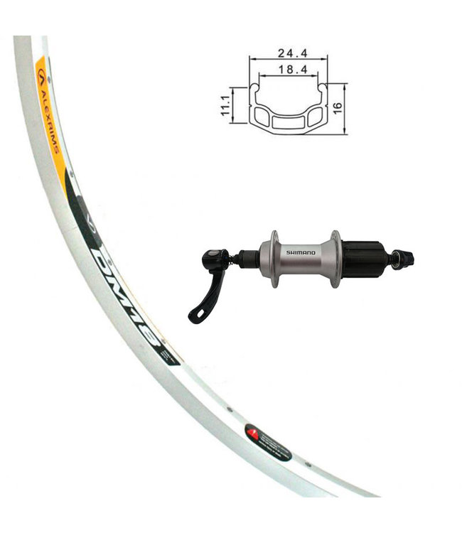 ALEXRIMS ALEXRIMS 26" DM-18 SILVER26" WHEELS