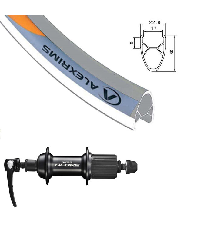 ALEXRIMS ALEXRIMS 26" G-6000 SILVER26" WHEELS