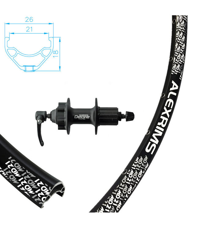 ALEXRIMS ALEXRIMS 29" MD21 DISC BLACK29" DISC WHEELS