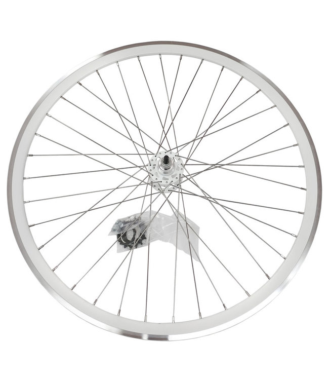 DAMCO DAMCO 700C SINGLE SPEED WHITE 30MMTRACK (FIXIES) WHEELS