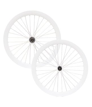 DAMCO DAMCO 700C SINGLE SPEED WHITE 50MMTRACK (FIXIES) WHEELS