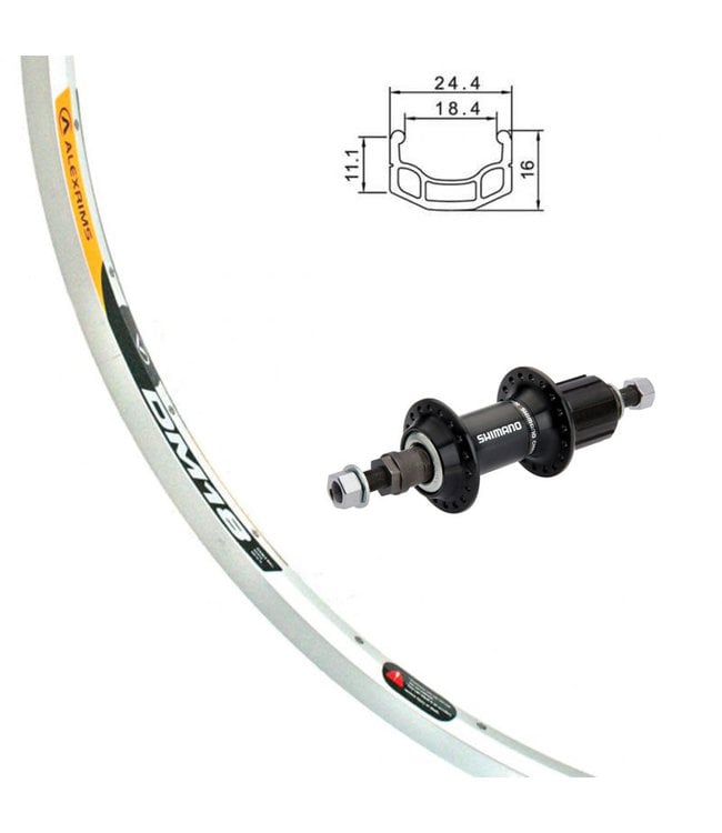 ALEXRIMS ALEXRIMS700C DM-18 SILVER700C HYBRID WHEELS