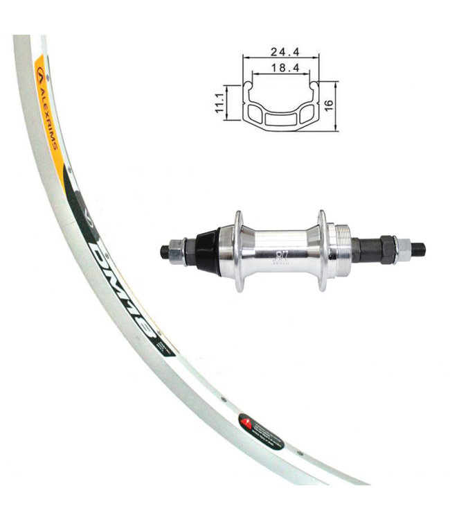 ALEXRIMS ALEXRIMS700C DM-18 SILVER700C HYBRID WHEELS