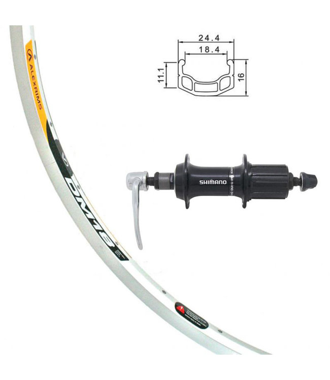 ALEXRIMS ALEXRIMS700C DM-18 SILVER700C HYBRID WHEELS