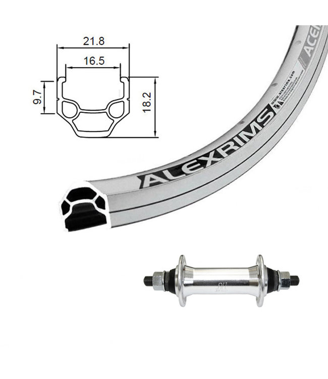 ALEXRIMS ALEXRIMS700C ACE-18 SILVER700C HYBRID WHEELS
