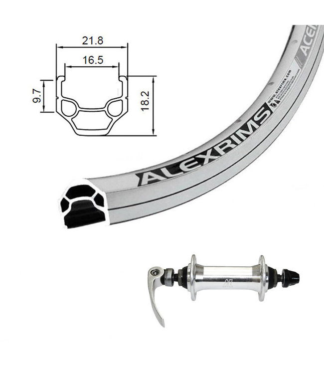 ALEXRIMS ALEXRIMS700C ACE-18 SILVER700C HYBRID WHEELS
