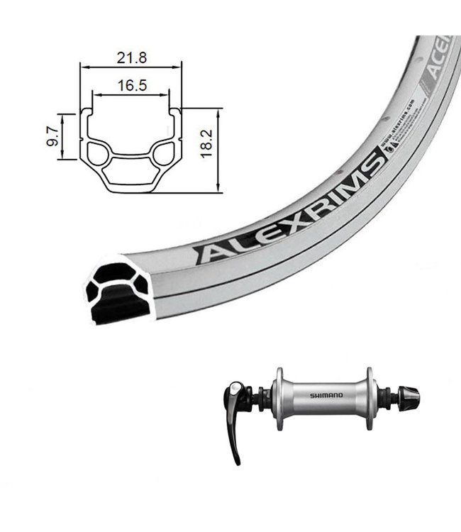 ALEXRIMS ALEXRIMS700C ACE-18 SILVER700C HYBRID WHEELS