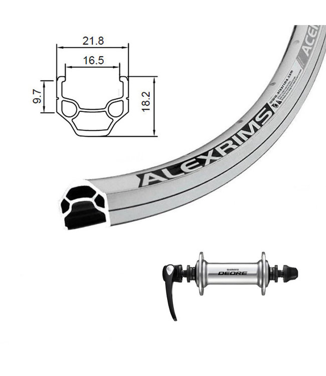 ALEXRIMS ALEXRIMS700C ACE-18 SILVER700C HYBRID WHEELS