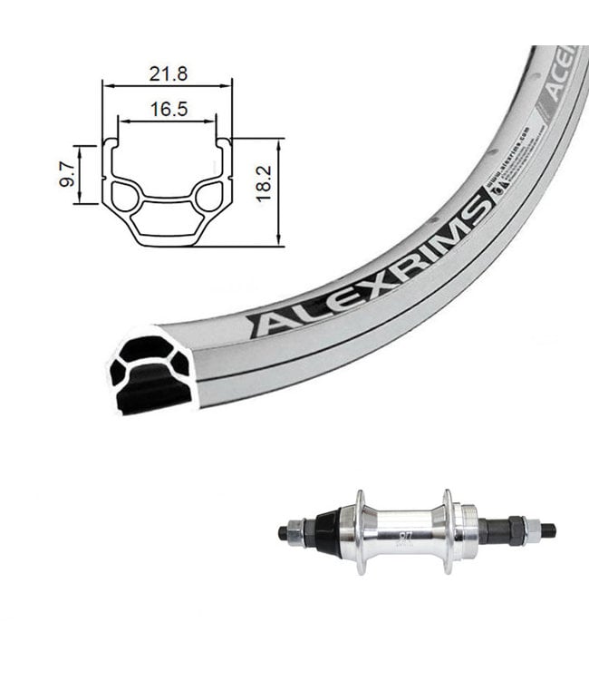ALEXRIMS ALEXRIMS700C ACE-18 SILVER700C HYBRID WHEELS