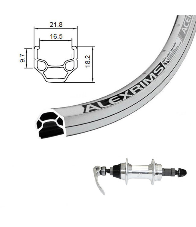ALEXRIMS ALEXRIMS700C ACE-18 SILVER700C HYBRID WHEELS