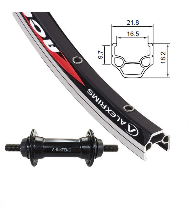 ALEXRIMS ALEXRIMS700C ACE-18 BLACK700C HYBRID WHEELS