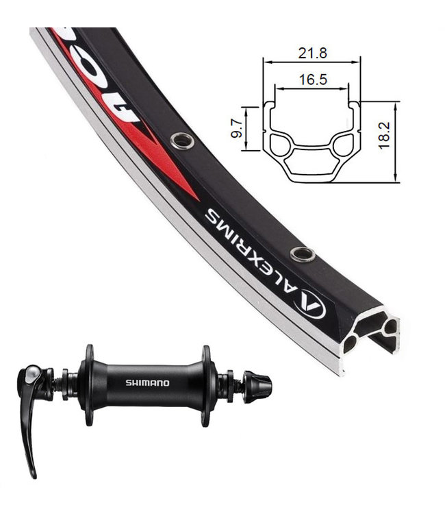 ALEXRIMS ALEXRIMS700C ACE-18 BLACK700C HYBRID WHEELS