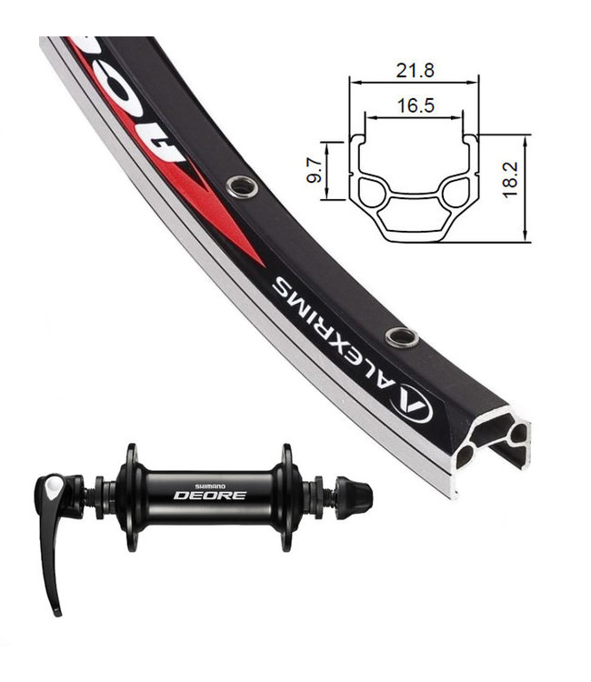 ALEXRIMS ALEXRIMS700C ACE-18 BLACK700C HYBRID WHEELS