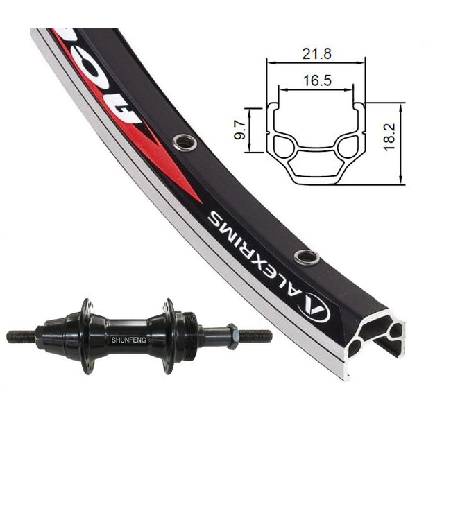 ALEXRIMS ALEXRIMS700C ACE-18 BLACK700C HYBRID WHEELS