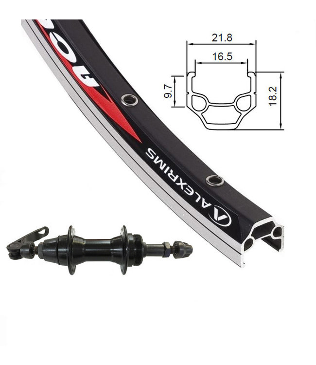 ALEXRIMS ALEXRIMS700C ACE-18 BLACK700C HYBRID WHEELS