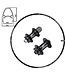 K-RACE KRACEKR 700C TRK 30 DISC BLACK (WHEEL SET)700C ROAD WHEELS, DISC BRAKE