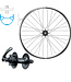 K-RACE KRACEKR 700/29" ALLY TCX DISC BLACK (TUBELESS)700C ROAD WHEELS, DISC BRAKE