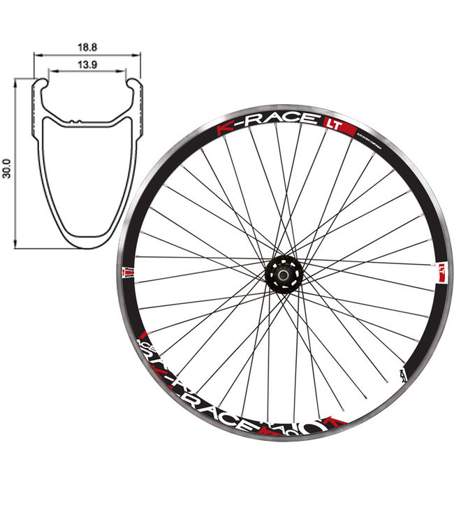 K-RACE KRACEKR 700C LT BLACK700C ROAD WHEELS