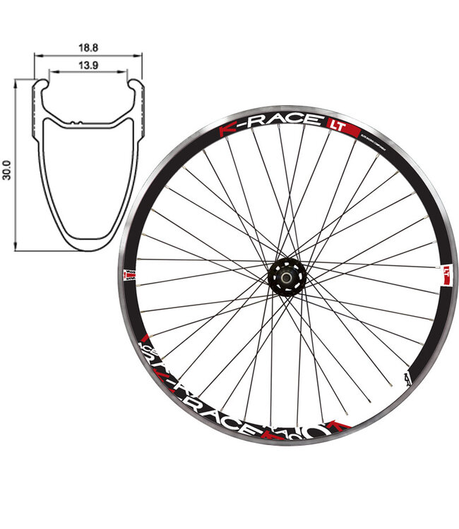 K-RACE KRACEKR 700C LT BLACK700C ROAD WHEELS