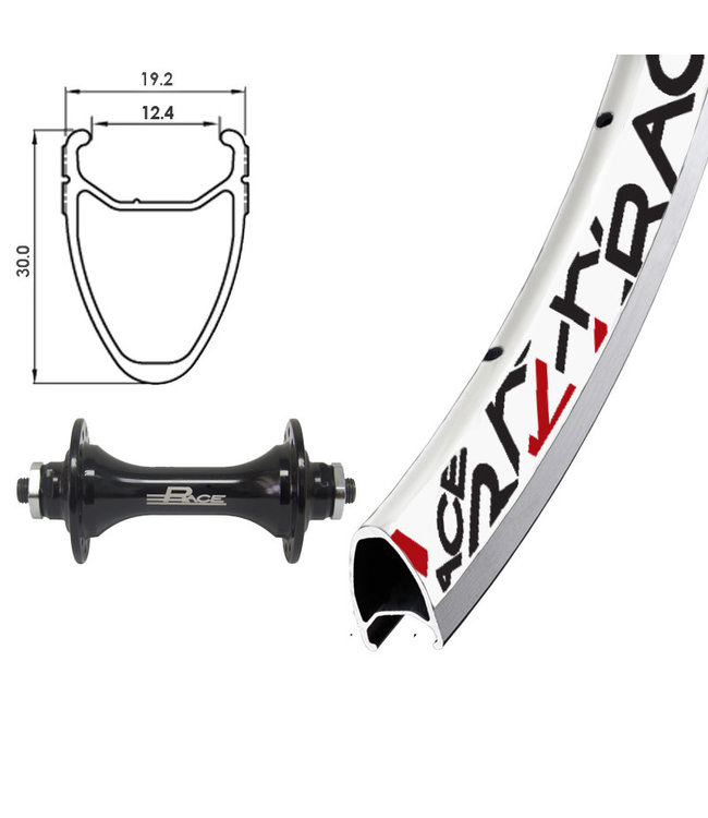 K-RACE KRACEKR 700C K-RACE WHITE700C ROAD WHEELS
