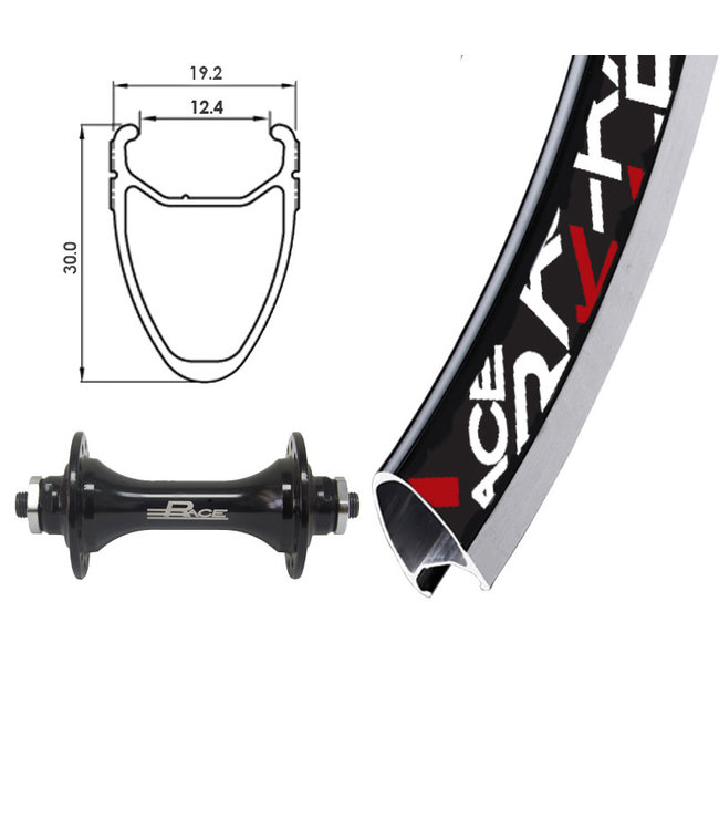 K-RACE KRACEKR 700C K-RACE BLACK700C ROAD WHEELS