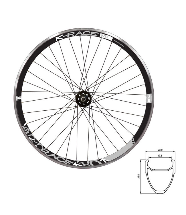 K-RACE KRACEKR 700C WD BLACK (WHEEL SET)700C ROAD WHEELS