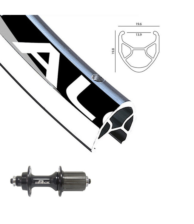 ALEXRIMS ALEXRIMS 700C R-450 BLACK700C ROAD WHEELS