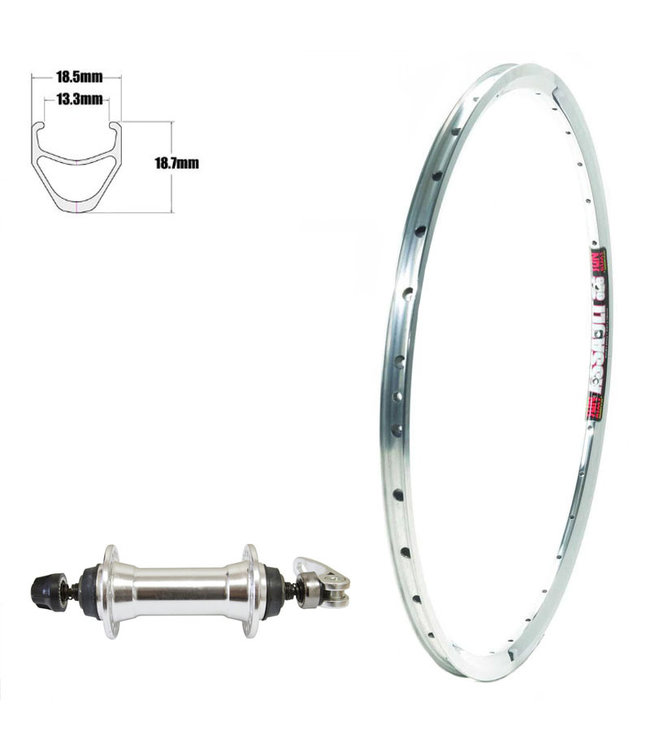 SUN RINGLE SUNringlE 700C ASSAULT SILVER700C ROAD WHEELS