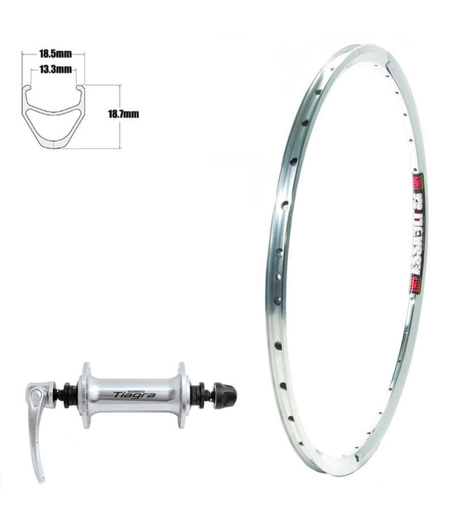 SUN RINGLE SUNringlE 700C ASSAULT SILVER700C ROAD WHEELS