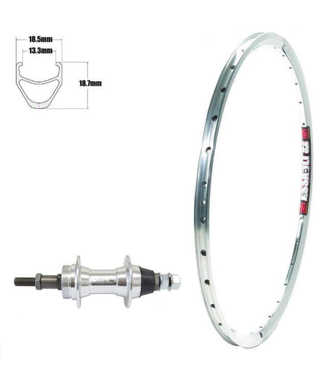 SUN RINGLE SUNringlE 700C ASSAULT SILVER700C ROAD WHEELS