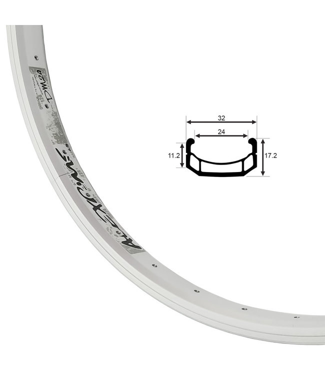 ALEXRIMS ALEXRIMS 26" DM-24 (DOUBLE WALL)MTB 26" RIMS