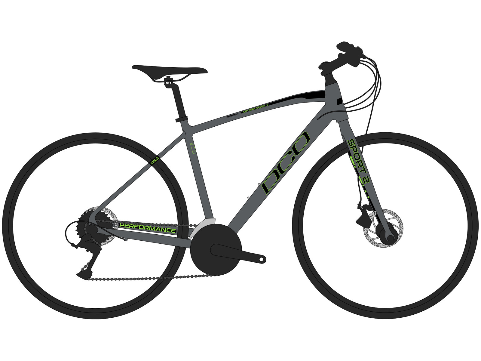 ODYSSEY SPORT 2 MEN HIGHLANDS BIKES