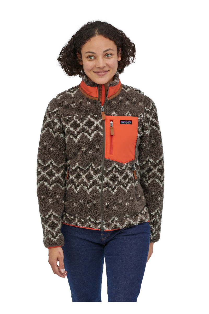 Patagonia Womens Retro-X Fleece Deep Pile Jacket XL Sweet