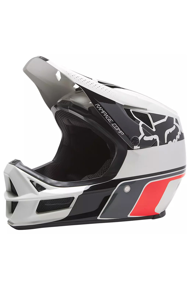 2022 Fox Rampage Comp Helmet DRTSRFR Light Grey - Basin Ski, Ride