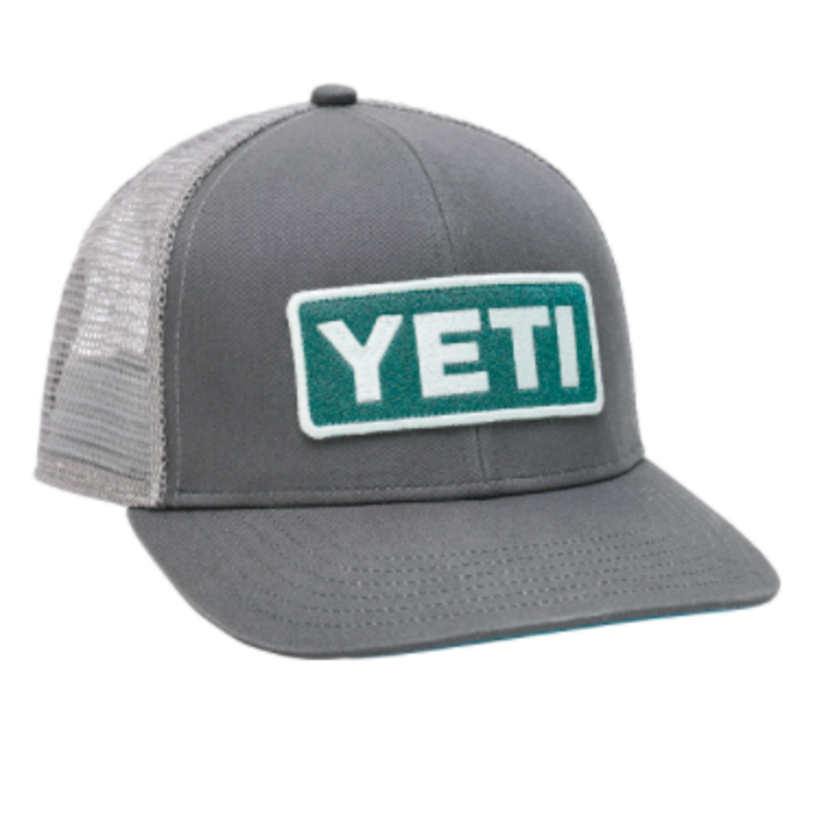 YETI / Mid-Pro Logo Badge Trucker Hat - King Crab Orange / White