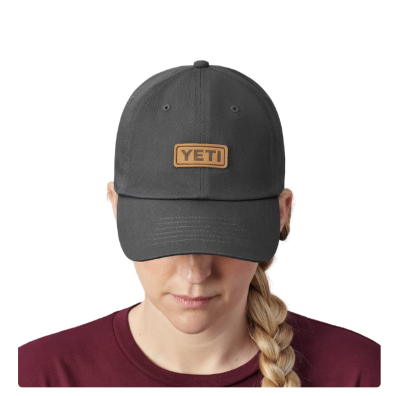 YETI Leather Logo Badge Soft Crown