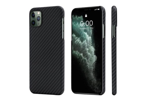 Pitaka Aramid MagEz Case for iPhone 11 Pro Max - Black/Grey Twill