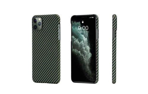 Pitaka Aramid MagEZ Case for iPhone 11 Pro - Black/Yellow Twill