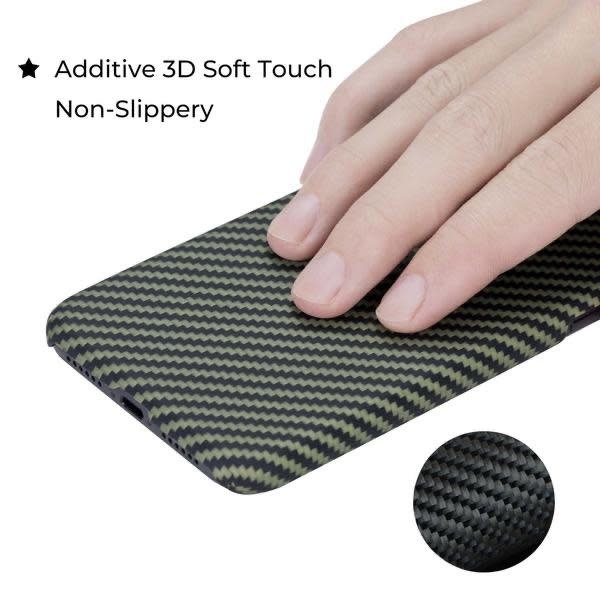 Pitaka Aramid MagEZ Case for iPhone 11 Pro - Black/Yellow Twill