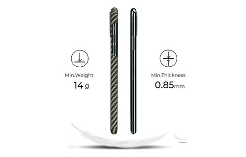 Pitaka Aramid MagEZ Case for iPhone 11 Pro - Black/Yellow Twill