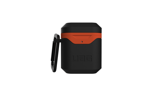 UAG Standard Issue 001 Hard Case for Apple Airpods 1/2 - Black /Orange