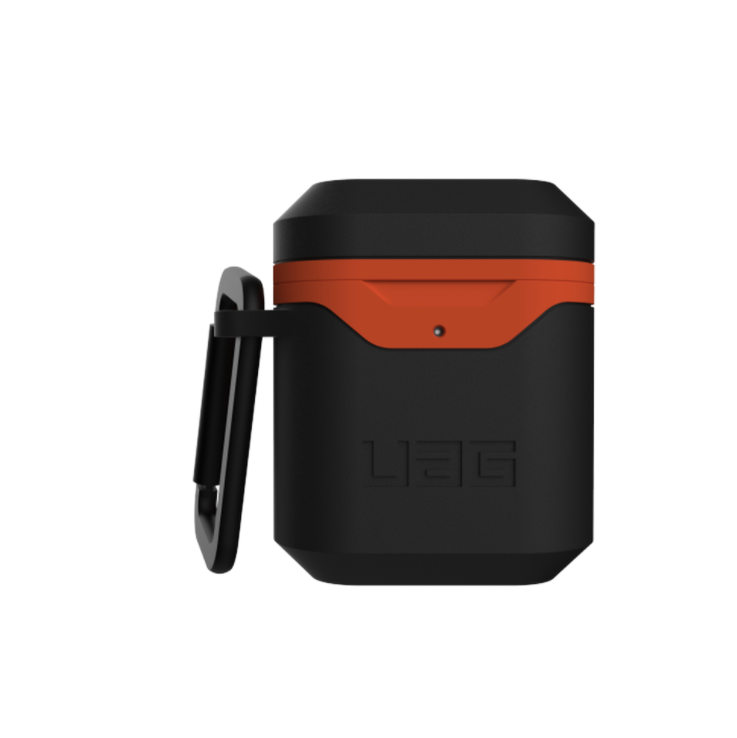 UAG Standard Issue 001 Hard Case for Apple Airpods 1/2 - Black /Orange