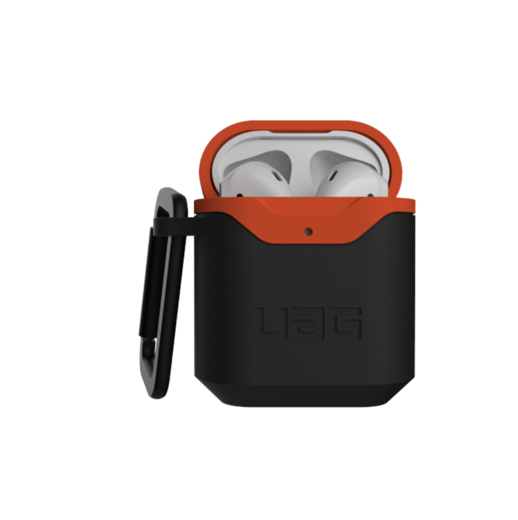 UAG Standard Issue 001 Hard Case for Apple Airpods 1/2 - Black /Orange